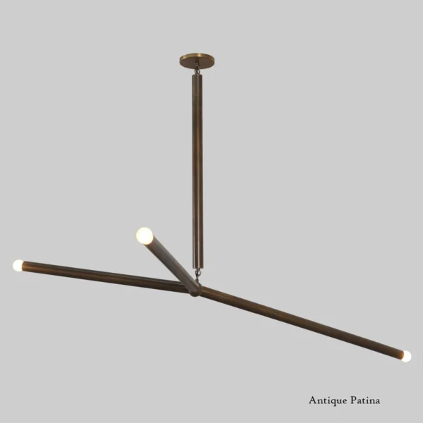 SlingShot Large Brass Chandelier - Image 3