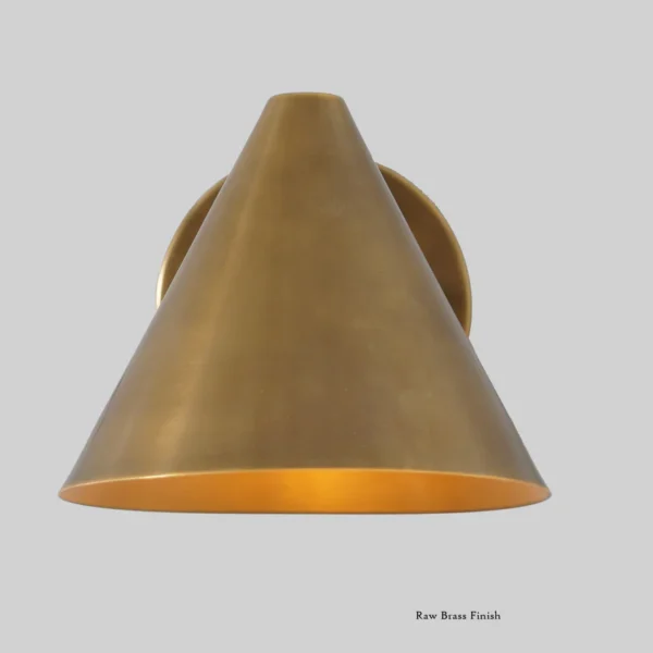 pivot Brass Cone wall lamp - Image 2